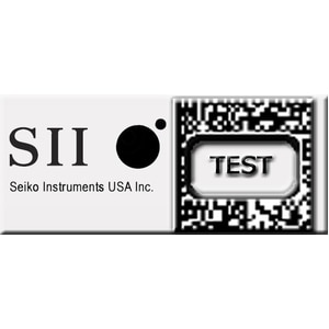 Barcode-Etikett Seiko SLP-STAMP2 - 36 mm Breite x 67 mm Länge - Rechteck - Thermodirekt - Weiß - 310 / Rolle - 2 / Box