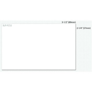 Seiko SLP-FCS2 Direct Thermal Business Card - White - 57 mm x 89 mm - Matte - 600 Card