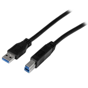 StarTech.com 2m (6 ft) Certified SuperSpeed USB 3.0 (5Gbps) A to B Cable - M/M - Connect your USB 3.0 devices, with this h