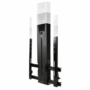 Ergotron Glide Wall Mount for TV - Black - Height Adjustable - 76.2 cm to 139.7 cm (55") Screen Support - 18.14 kg Load Ca