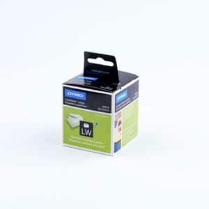 Dymo LabelWriter 99010 Address Label - 89 mm Width x 28 mm Length - Permanent Adhesive - Rectangle - Thermal Transfer - Wh