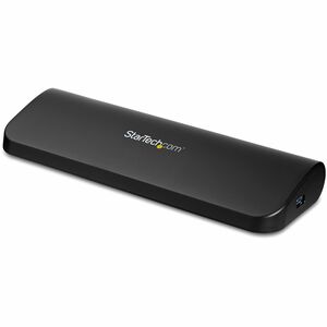 StarTech.com Dual Monitor USB 3.0 Laptop Docking Station, HDMI & DVI/VGA, 3x USB-A Hub, GbE, Audio, Universal USB-A Dock, 