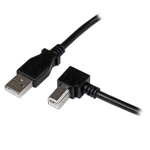 StarTech.com 1m USB 2.0 A to Right Angle B Cable - M/M - Cable for Printer, Scanner - First End: 1 x 4-pin USB 2.0 Type A 