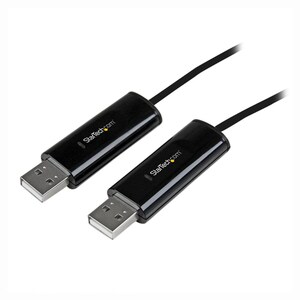 StarTech.com 2 Port USB Keyboard Mouse Switch Cable w/ File Transfer for PC and MacÂ® - Cable for Keyboard/Mouse, Switch, 