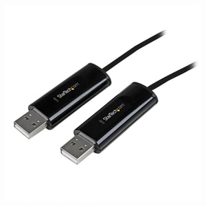 StarTech.com 2 Port USB Keyboard Mouse Switch Cable w/ File Transfer for PC and MacÂ® - USB File Transfer Cable - Dual Por