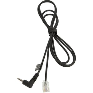 Jabra 1 m Cabo áudio - 1 Cada - Cable for Fone de ouvido, Telefone - Preto