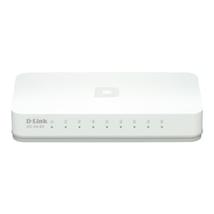 D-Link dlinkgo GO-SW-8E 8 Ports Ethernet Switch - 10/100Base-TX - 2 Layer Supported - Desktop