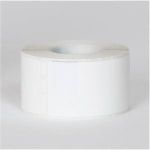 Seiko SLP-1RL Address Label - 28 mm Width x 89 mm Length - Permanent Adhesive - Rectangle - Direct Thermal - White - 130 /