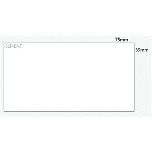 Seiko ID Tag - 75 mm Length x 39 mm Width - White - 600 / Box