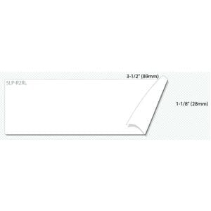 Etiquette d'adresse Seiko SLP-2RL - 28 mm Largeur x 89 mm Longueur - Permanent Adhésif - Rectangle - Impression thermique 