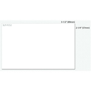 Seiko SLP-FCS2 Direct Thermal Business Card - White - 57 mm x 89 mm - Matte - 600 Card