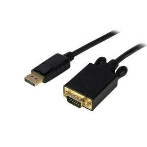 StarTech.com Adaptateur DisplayPort vers VGA - Câble Display Port Mâle VGA Mâle 1920x1200 - Noir 91cm - Cable for Projecte