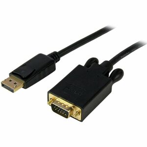 CABLE 18M ADAPTADOR CONVERSOR DISPLAYPORT A VGA ACTIVO NEGRO