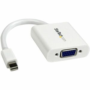StarTech.com Mini DisplayPort to VGA Adapter, Active Mini DP to VGA Converter, 1080p Video, mDP 1.2 to VGA Monitor/Display
