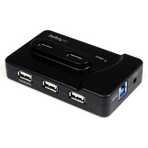 StarTech.com USB Hub - USB - 6 Total USB Port(s) - 4 USB 2.0 Port(s) - 2 USB 3.0 Port(s) - PC, Mac