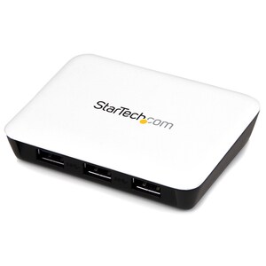 StarTech.com USB/Ethernet Combo Hub - USB - External - 3 Total USB Port(s) - 3 USB 3.0 Port(s)1 Network (RJ-45) Port(s) - 