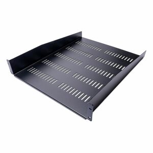 StarTech.com 2U 22in Vented Rack Mount Shelf â€" Fixed Server Rack Cabinet Shelf - 50lbs / 22kg - Steel, SPCC - 22.68 kg S
