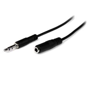StarTech.com Câble Jack 3,5mm Mâle / Femelle - Rallonge Casque Audio Stéréo Mini Jack - 2 m - Cable for iPhone, Casque, Ap