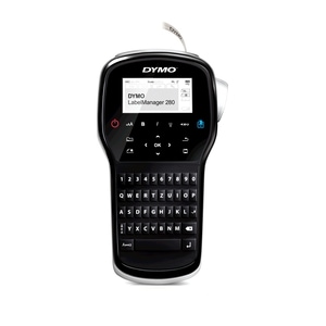 Dymo LabelManager 280 Elektronischer Etikettendrucker - Thermotransfer - Klebefilm, Aufkleber - 6 mm, 9 mm, 12 mm - LCD Bi