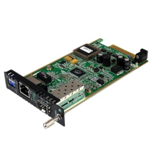 StarTech.com Gigabit Ethernet Fiber Media Converter Card Module with Open SFP Slot - Convert and extend a Gigabit Ethernet