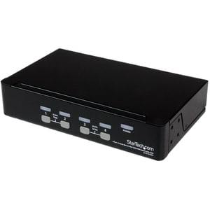 StarTech.com SV431DUSBU KVM Switchbox - TAA Compliant - 4 Computer(s) - 1 Local User(s) - 1920 x 1440 - 2 x USB - 1 x VGA 