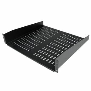 StarTech.com 2U 16in Universal Vented Rack Mount Cantilever Shelf - Fixed Server Rack Cabinet Shelf - 50lbs / 23kg - Steel