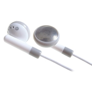 connektgear Wired Earbud Binaural Stereo Earphone - White - 1 - Outer-ear - 32 Ohm - 20 Hz to 20 kHz - 1.20m Cable - Mini-