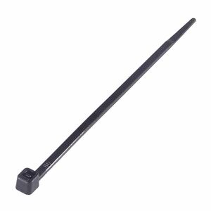 ConnektGear Cable Tying - Black - 100 / Pack Pack - Cable Tie - 30 cm (11.81") Length - Nylon, Plastic