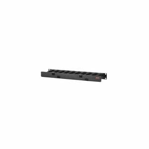 APC Kabelbündler - Schwarz - 1 Stück Paket - Kabelmanager - 1U Rack-Höhe x 19" Panel-Breite