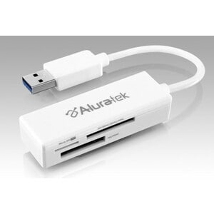 Aluratek AUCR300F Flash Reader - SD, microSD, miniSD - USB 3.0 - External