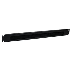 StarTech.com 1U High-density Brush Strip Cable Management Panel, Sturdy Steel Horizontal Data Centre Cable Organizer - Org