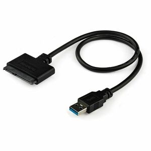 StarTech.com USB 3.0 auf 2,5" SATA III Adapter Kabel mit UASP - USB 3.0 zu SATA SSD/HDD Konverter - Schwarz