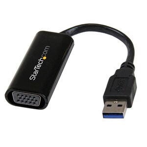 StarTech.com USB 3.0 to VGA Adapter, USB to VGA Monitor Converter for Windows, Slim (no support for macOS/ChromeOS/Linux) 