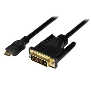 StarTech.com 1m Mini HDMI to DVI-D Cable - M/M - 1 meter Mini HDMI to DVI Cable - 19 pin HDMI (C) Male to DVI-D Male - 192