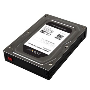 StarTech.com 2.5" to 3.5" SATA Aluminum Hard Drive Adapter Enclosure with SSD / HDD Height up to 12.5mm - Turn a 2.5" SATA