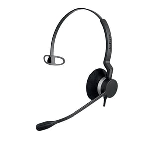 Jabra Biz 2300 QD Wired Over-the-head Mono Headset - Quick Disconnect (QD)  - Unified Communication Optimised