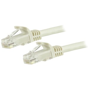 StarTech 3m CAT6 Ethernet Cable - White Snagless Gigabit - 100W PoE UTP 250Mhz Category 6 Patch Cord UL Certified Wiring/T