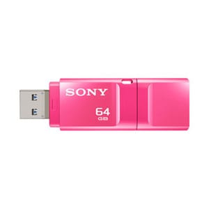 Sony Micro Vault USM64X 64 GB USB 3.0 Flash Drive - Black - 5 Year Warranty