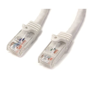 StarTech.com 3m CAT6 Ethernet Cable - White Snagless Gigabit - 100W PoE UTP 650MHz Category 6 Patch Cord UL Certified Wiri