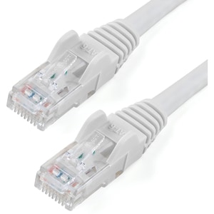 StarTech.com 3m White Gigabit Snagless RJ45 UTP Cat6 Patch Cable - 3 m Patch Cord - Ethernet Patch Cable - RJ45 Male to Ma