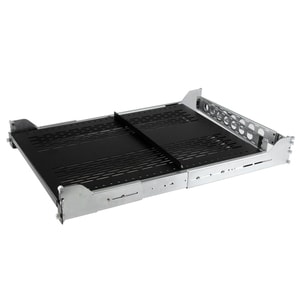 StarTech.com 2U Vented Sliding Rack Shelf w/ Cable Management Arm & 27.7 to 31.6in Adjustable Mounting Depth - 110lbs / 50