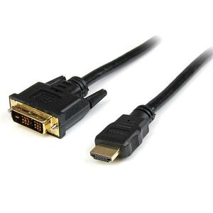 StarTech.com 50cm HDMI® auf DVI-D Kabel - Stecker/Stecker - HDMI/DVI Adapterkabel - Cable for Projektor, Videogerät - Absc