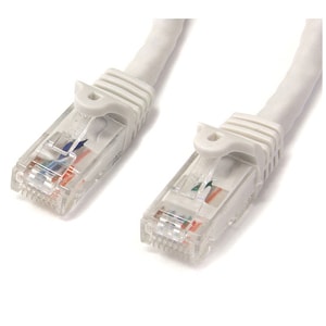 CABLE 1M RED ETHERNET UTP CAT6 SNAGLESS BLANCO RJ45