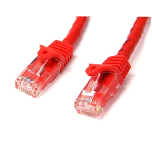 StarTech.com 5m CAT6 Ethernet Cable - Red Snagless Gigabit - 100W PoE UTP 650MHz Category 6 Patch Cord UL Certified Wiring