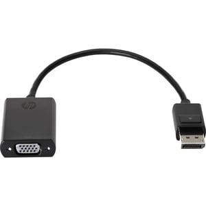 Cavo Video HP - 20,29 cm DisplayPort/VGA - Cable for Dispositivo video, Computer portatile - Nero
