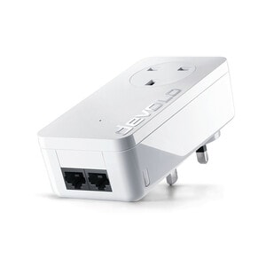 devolo dLAN 550 Duo+ Powerline Network Adapter - 1 - 2 x Network (RJ-45) - 500 Mbit/s Powerline - 400 m Distance Supported