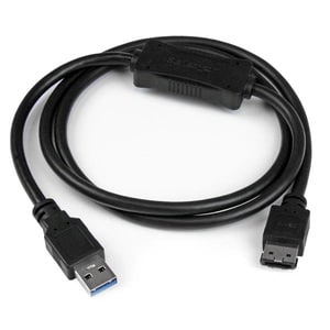 StarTech.com 80cm USB 3.0 auf eSATA Festplatten / HDD / SSD / ODD Kabel - S-ATA 6Gb/s
