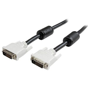 StarTech.com 5m DVI-D Single Link Cable - M/M DVI-D Monitor Cable - DVI-D 1920x1200 Cable - Video Monitor Cable M/M - Blac