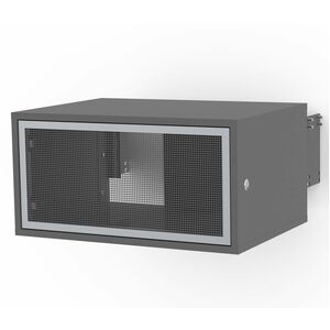 SMS Accessory Box - 20 kg Load Capacity - 577 mm Width x 420 mm Depth x 292 mm Height - Anthracite Gray - Perforated, Lock