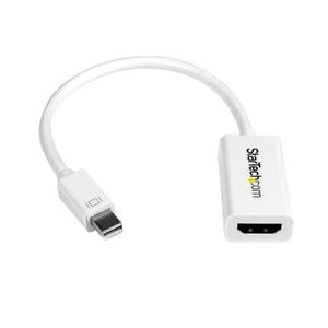 StarTech.com Mini DisplayPort to HDMI Adapter, Active Mini DP to HDMI Video Converter for Monitor/Display, 4K 30Hz, mDP to